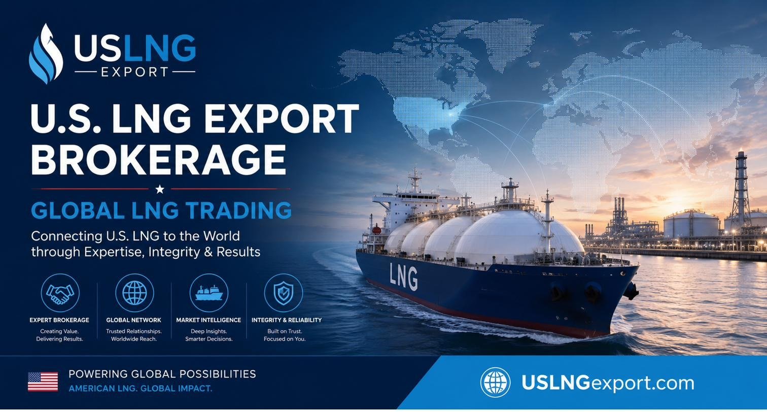 US LNG Export Brokerage — Global LNG Trading. Connecting U.S. LNG to the World through Expertise, Integrity & Results.