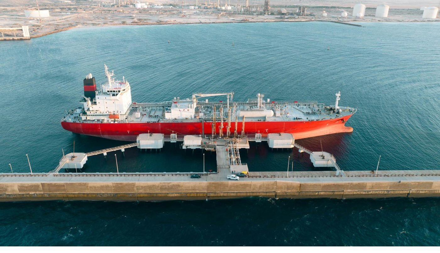 LNG Carrier Ship delivering U.S. LNG cargo to global markets